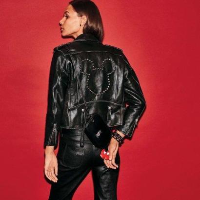 Black leather jacket mouse